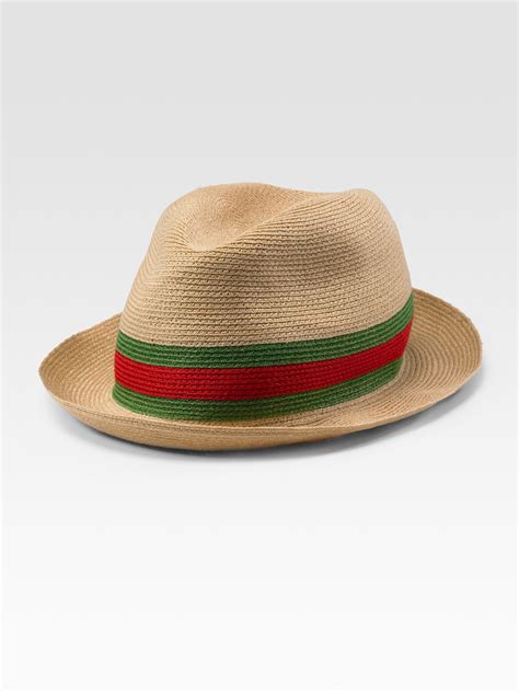 mens gucci fedora hat|Gucci Fedora hat for men.